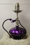 Katelyn's planning to use this purple vase with her 3 hose hookah next.